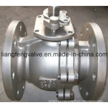 Válvula de esfera de aço inoxidável de extremidade de flange 150LB